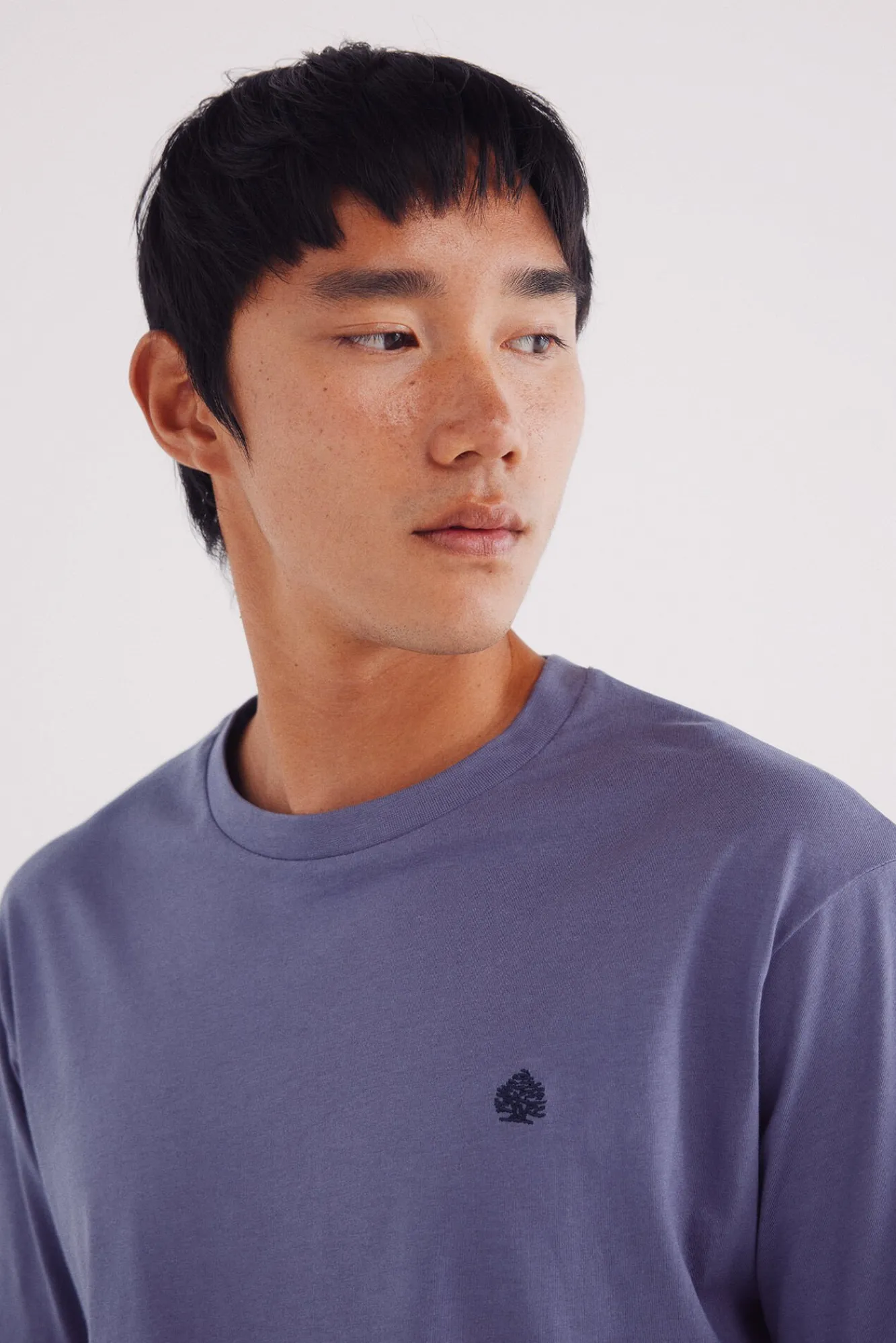 Springfield T-Shirts-Camiseta básica com gola redonda rosa