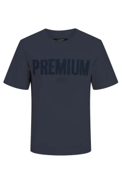 Jack & Jones T-Shirts-Camiseta básica premium Azul