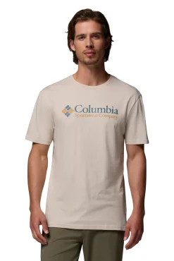 Columbia T-Shirts-Camiseta Basic logo™ para homem Tostado