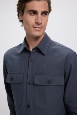 Jack & Jones Camisas-Camiseta com ajuste confortável Azul