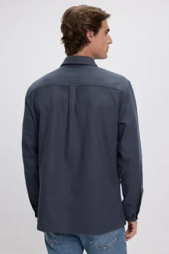 Jack & Jones Camisas-Camiseta com ajuste confortável Azul