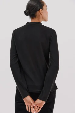 Cortefiel T-Shirts-Camiseta com detalhe de strass Preto