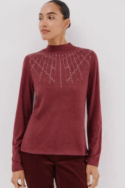 Cortefiel T-Shirts-Camiseta com detalhe de strass Granada