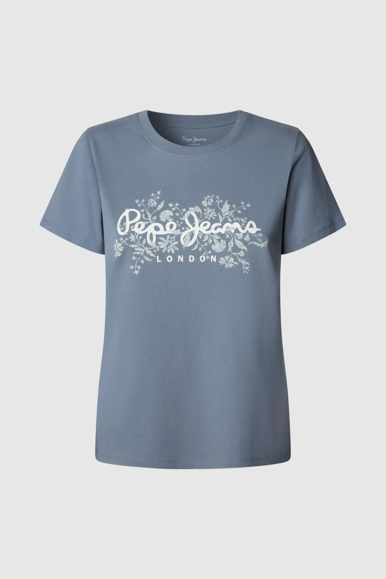 Pepe Jeans T-Shirts-Camiseta com estampa floral e logotipo azul
