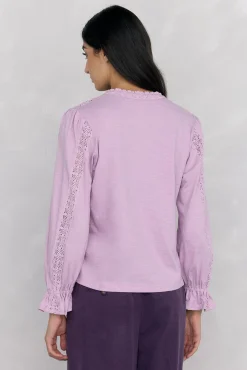 Pedro del Hierro T-Shirts-Camiseta com laço Rosa