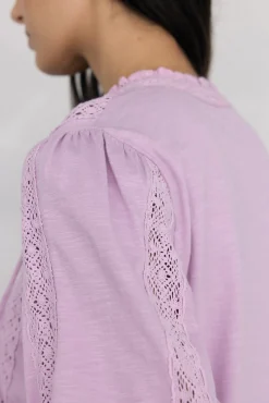 Pedro del Hierro T-Shirts-Camiseta com laço Rosa