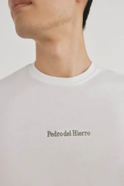 Pedro del Hierro T-Shirts-Camiseta com logo posicional Branco