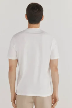 Pedro del Hierro T-Shirts-Camiseta com logo posicional Branco