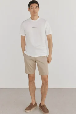 Pedro del Hierro T-Shirts-Camiseta com logo posicional Branco