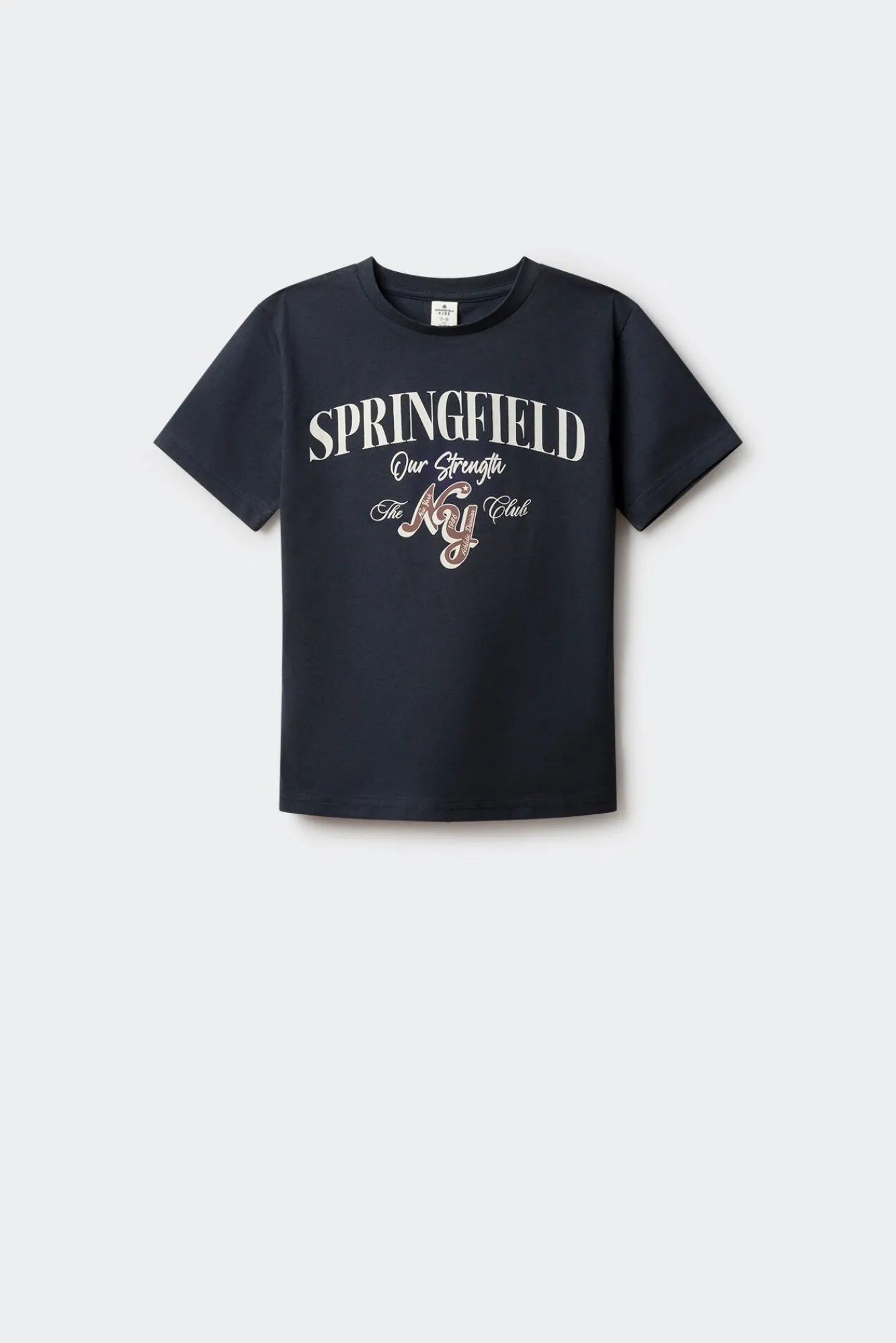 Springfield Kids T-Shirts-Camiseta com o logotipo da SPF para meninos azul