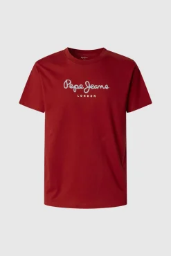 Pepe Jeans T-Shirts-Camiseta de manga curta com logo frontal. estampado
