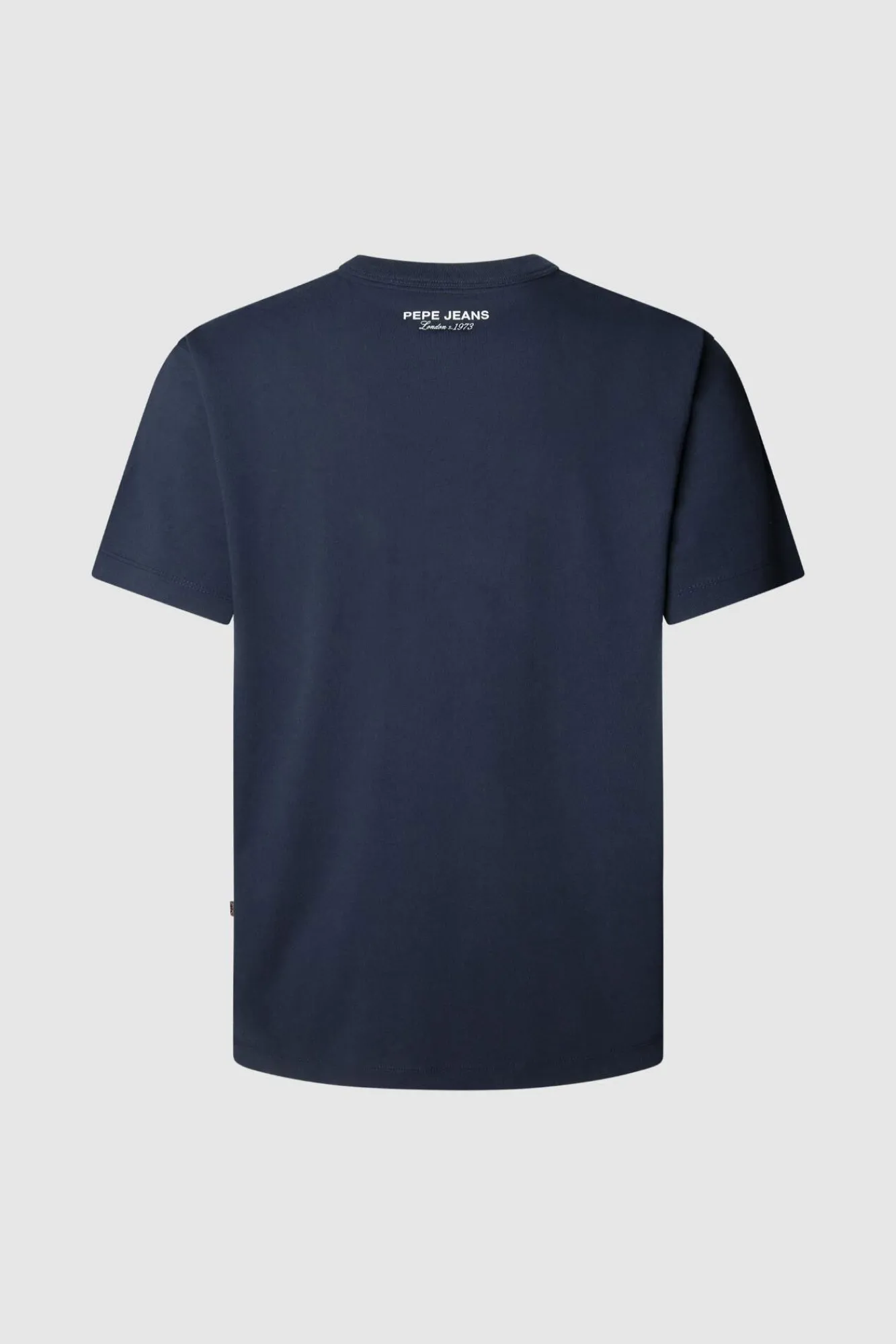 Pepe Jeans T-Shirts-Camiseta estampada com logotipo de corte regular azul