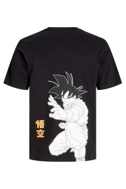 Jack & Jones T-Shirts-Camiseta estampada regular fit preto