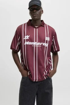 Jack & Jones T-Shirts-Camiseta estilo esportivo rosa