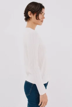 Cortefiel T-Shirts-Camiseta estruturada Baker's Branco