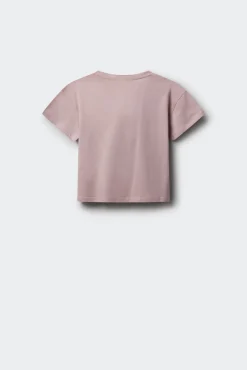 Springfield Kids T-Shirts-Camiseta feminina com botas de cowboy rosa