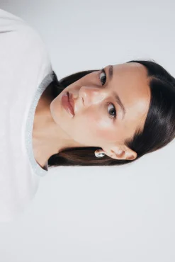 Springfield T-Shirts-Camiseta gola lurex estampado