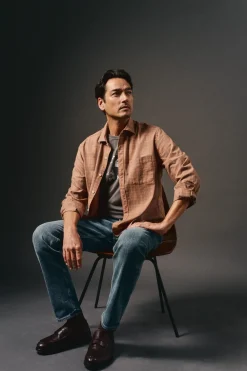 OOTO T-Shirts-Camiseta gráfica lavada Cinzento