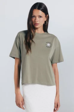 Springfield T-Shirts-Camiseta gráfica ocidental bege