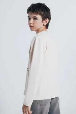 Springfield Kids T-Shirts-Camiseta infantil de manga comprida dos Rolling Stones estampado