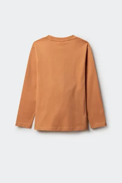 Springfield Kids T-Shirts-Camiseta laranja de manga comprida Springfield para meninos vermelho