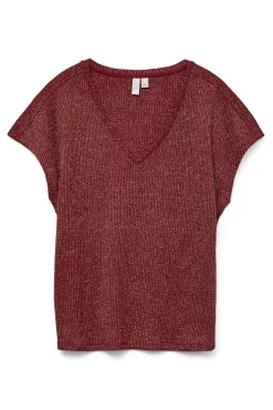 Vero Moda T-Shirts-Camiseta manga curta Vermelho