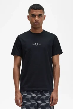 Fred Perry T-Shirts-Camiseta manga curta Preto