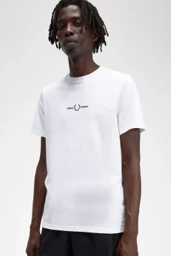 Fred Perry T-Shirts-Camiseta manga curta Branco