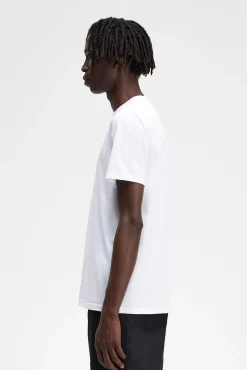 Fred Perry T-Shirts-Camiseta manga curta Branco