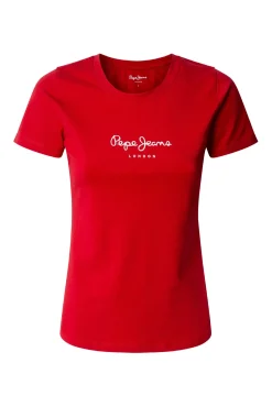 Pepe Jeans T-Shirts-Camiseta manga curta New Virginia SSN vermelho