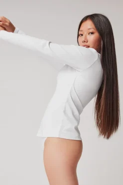 Gisela T-Shirts-Camiseta manga larga térmica branco