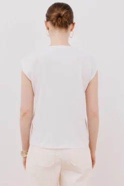 Cortefiel T-Shirts-Camiseta mangas estampada e bordada Multicolorido