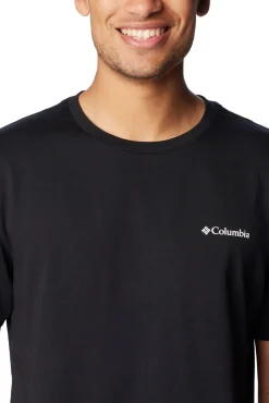 Columbia T-Shirts-Camiseta masculina de manga curta de algodão orgânico Basic Logo™ da para homem cinzento