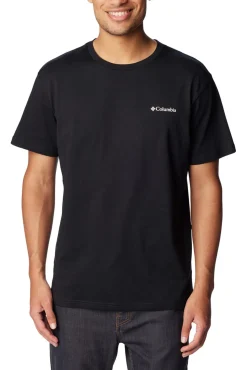 Columbia T-Shirts-Camiseta masculina de manga curta de algodão orgânico Basic Logo™ da para homem cinzento