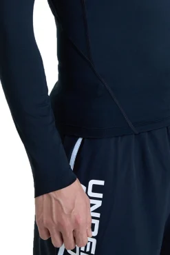 Under Armour T-Shirts-Camiseta masculina de manga comprida preto