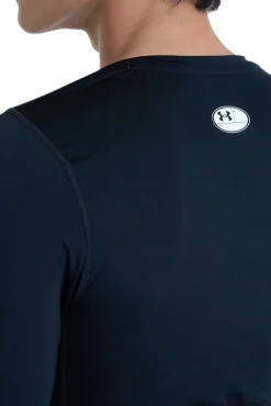 Under Armour T-Shirts-Camiseta masculina de manga comprida preto