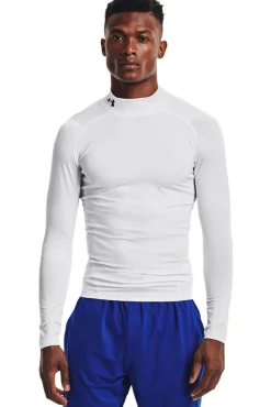 Under Armour Camisas-Camiseta masculina de manga comprida branco