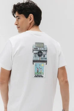 elPulpo T-Shirts-Camiseta Memórias da Velha Escola Branco