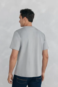 Pedro del Hierro T-Shirts-Camiseta mercerizada Cizento