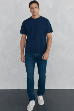 Pedro del Hierro T-Shirts-Camiseta mercerizada Azul