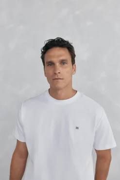 Pedro del Hierro T-Shirts-Camiseta mercerizada Branco