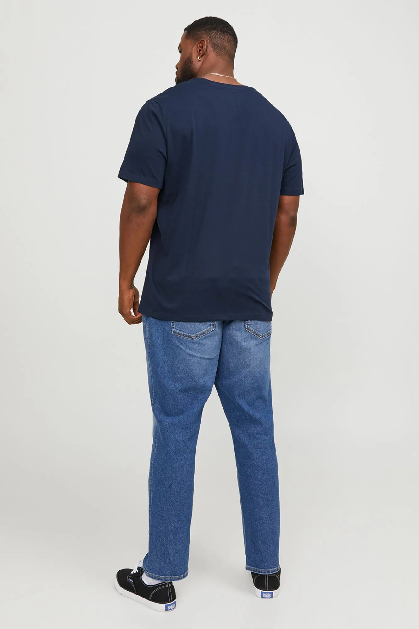 Jack & Jones PLUS T-Shirts-Camiseta PLUS de corte regular azul