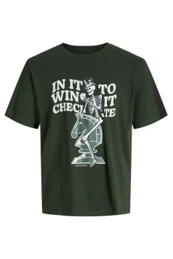 Jack & Jones PLUS T-Shirts-Camiseta PLUS de corte regular verde