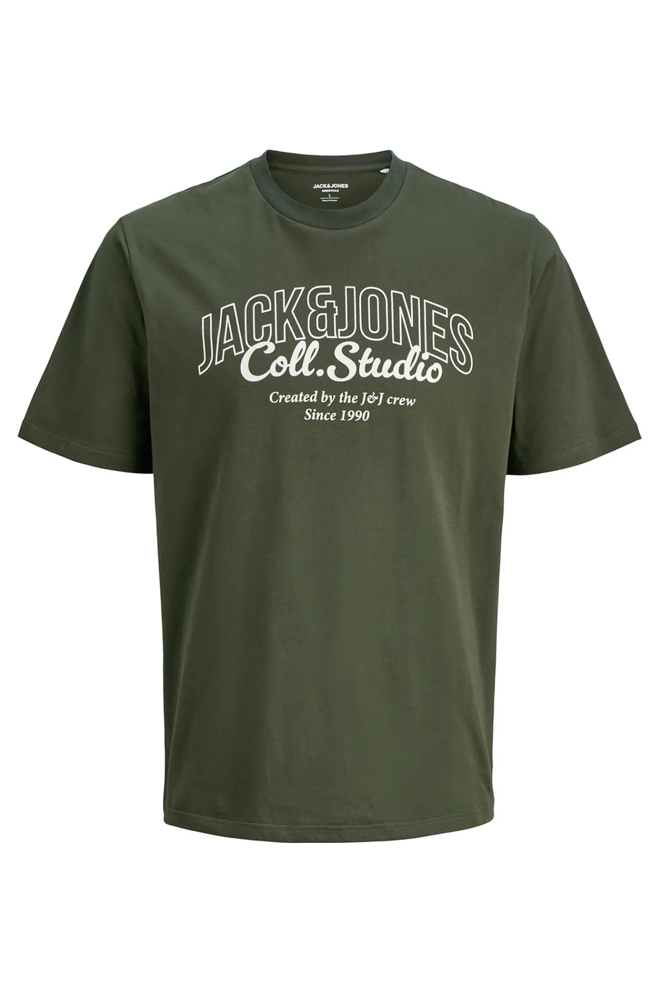 Jack & Jones PLUS T-Shirts-Camiseta PLUS de corte regular verde