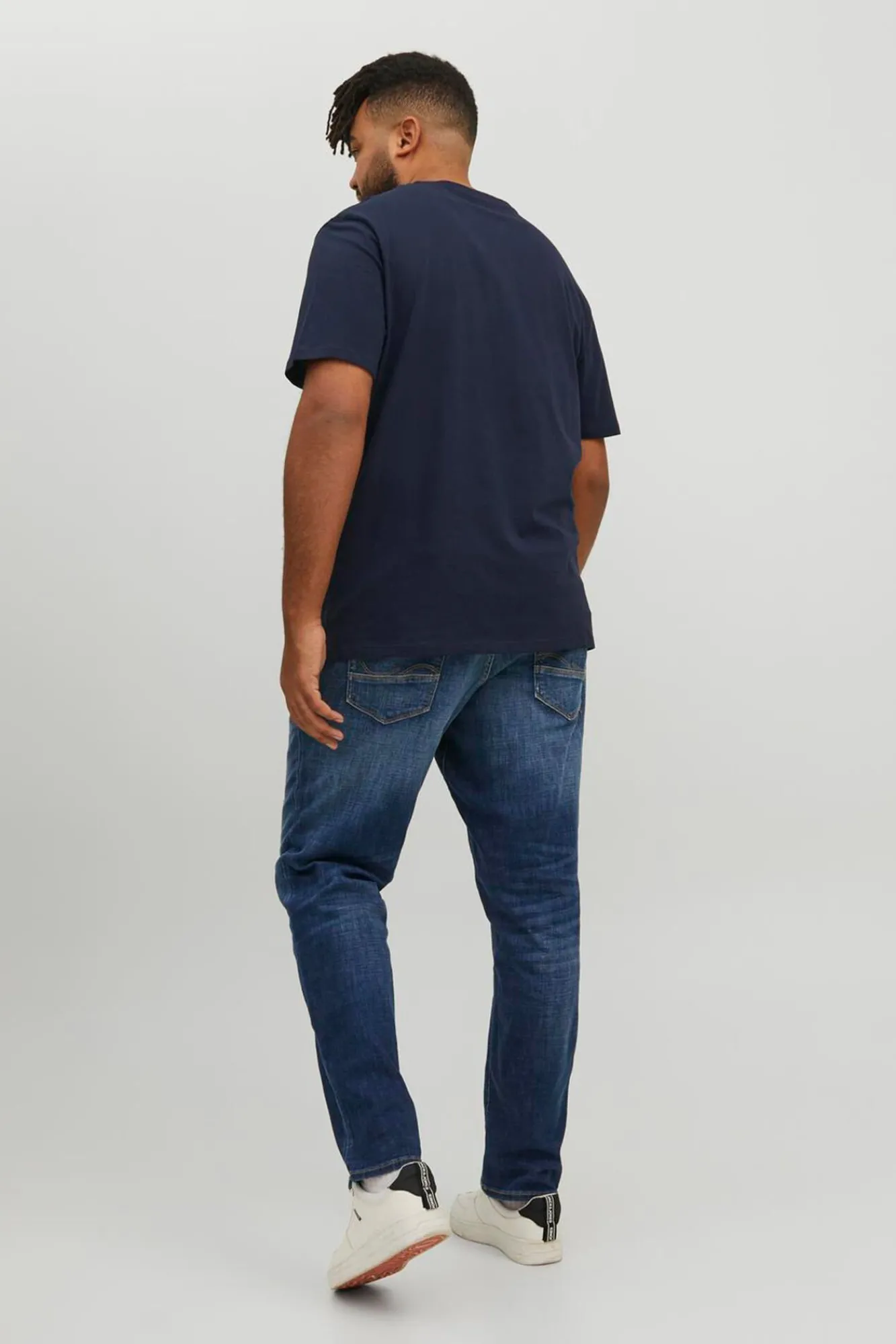 Jack & Jones PLUS T-Shirts-Camiseta PLUS de corte regular azul