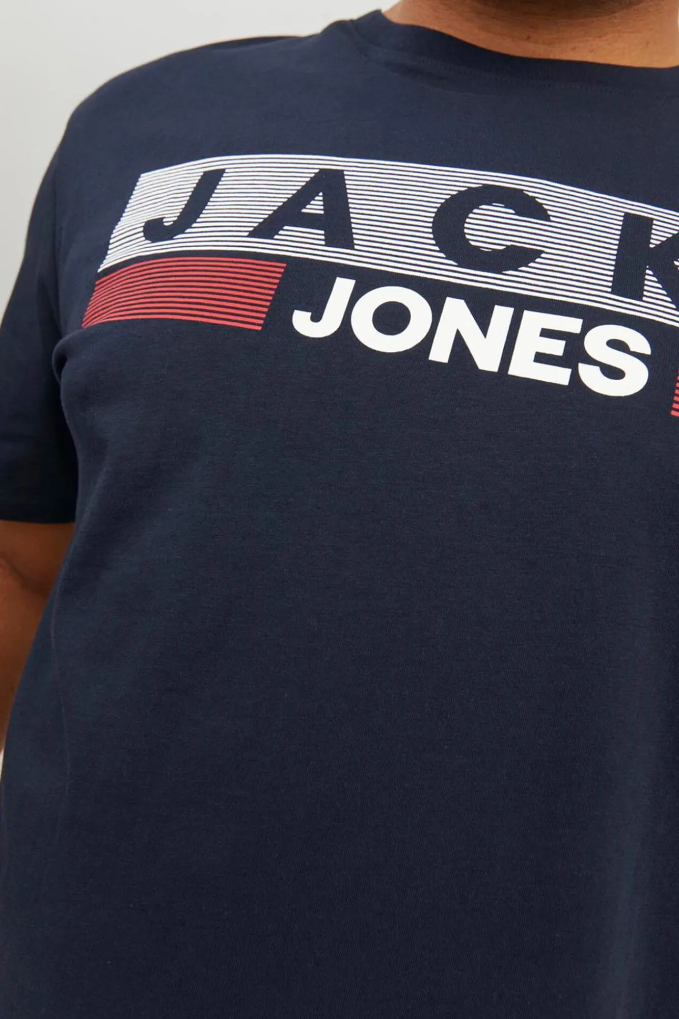 Jack & Jones PLUS T-Shirts-Camiseta PLUS de corte regular azul
