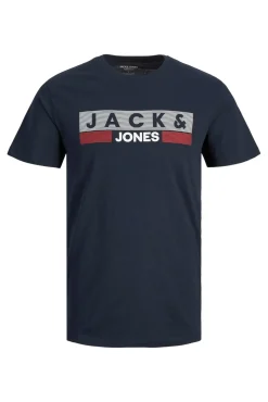 Jack & Jones PLUS T-Shirts-Camiseta PLUS de corte regular azul