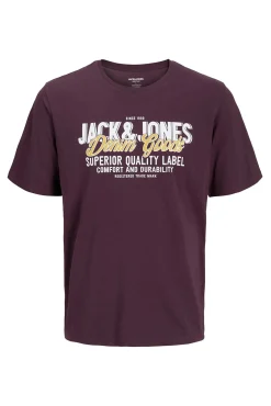 Jack & Jones PLUS T-Shirts-Camiseta PLUS de corte regular rosa