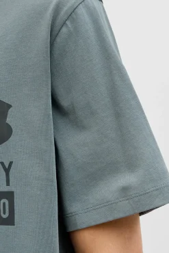 Jack & Jones PLUS T-Shirts-Camiseta PLUS de corte regular cinzento