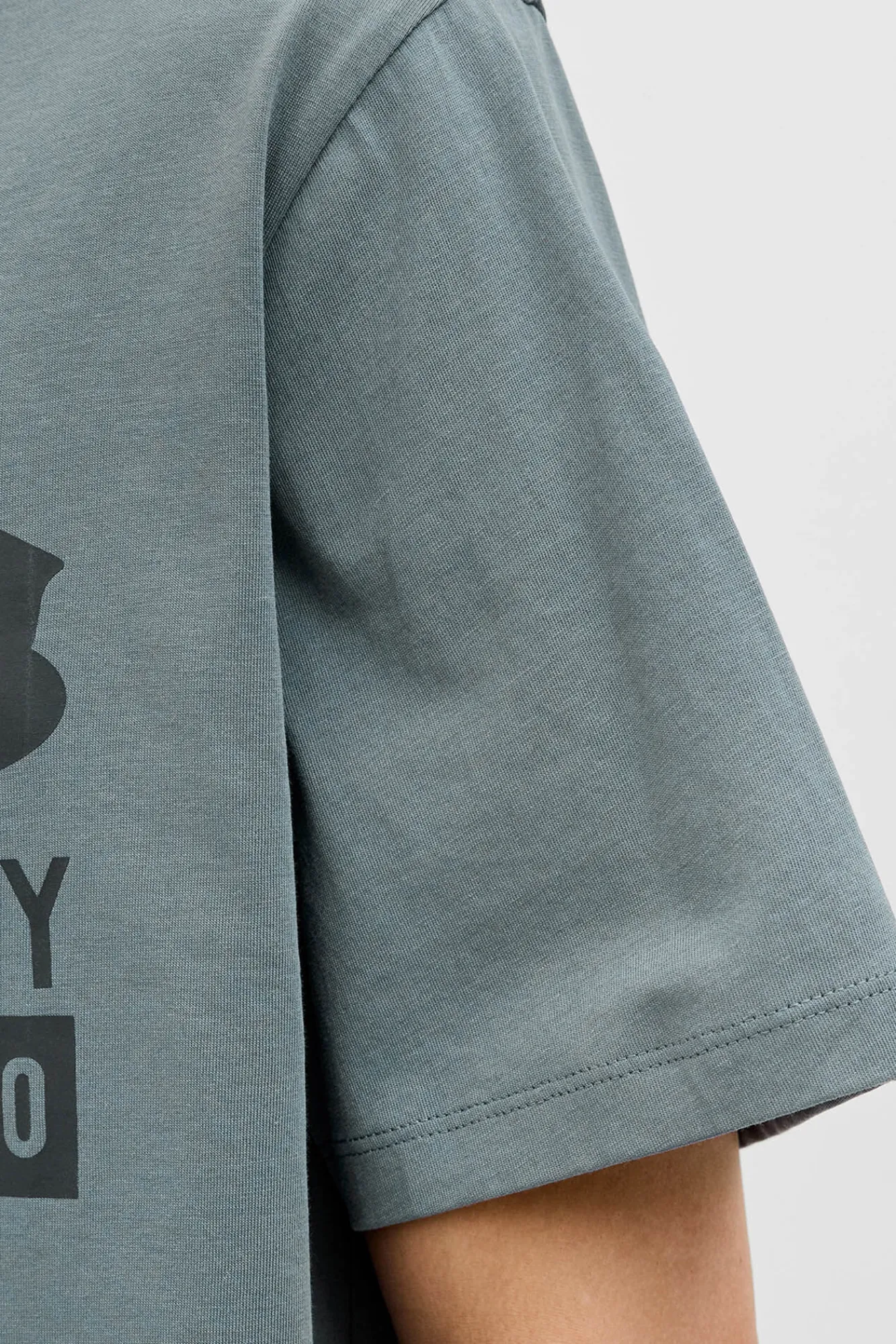 Jack & Jones PLUS T-Shirts-Camiseta PLUS de corte regular cinzento